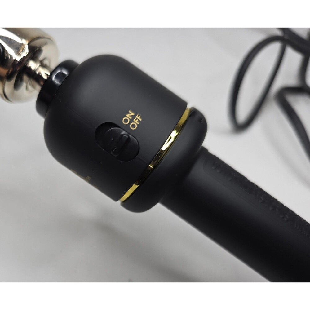 Hot Tools Pro Artist 24K Gold Extended Barrel Tapered Curling Iron HTIR8018G - Picture 6 of 9